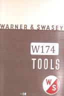 Warner & Swasey-Warner & Swasey Tooling No. 59A Turret Lathe Tooling Manual Year (1962)-59A-01